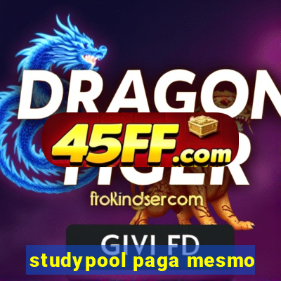 studypool paga mesmo
